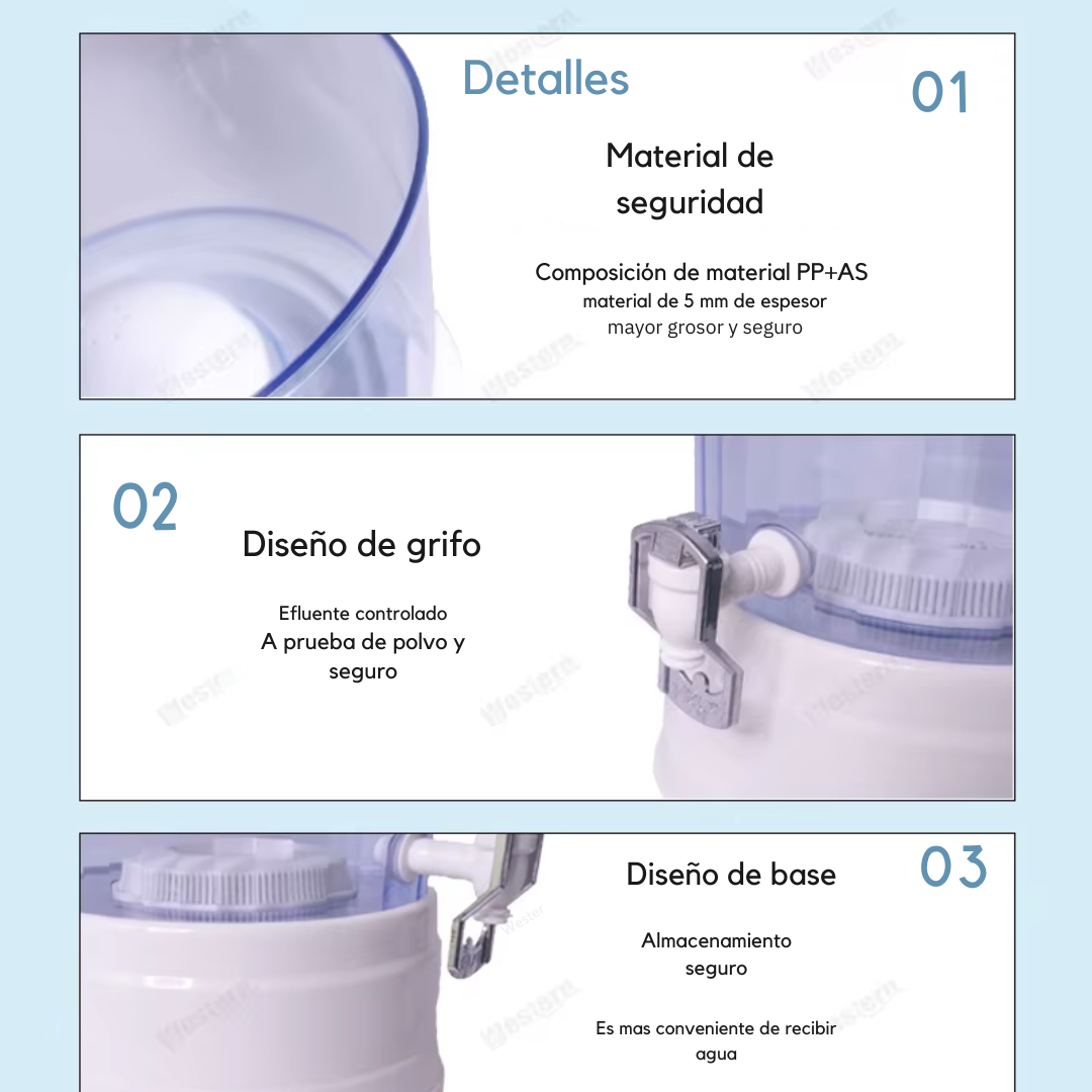 Filtro de agua potable