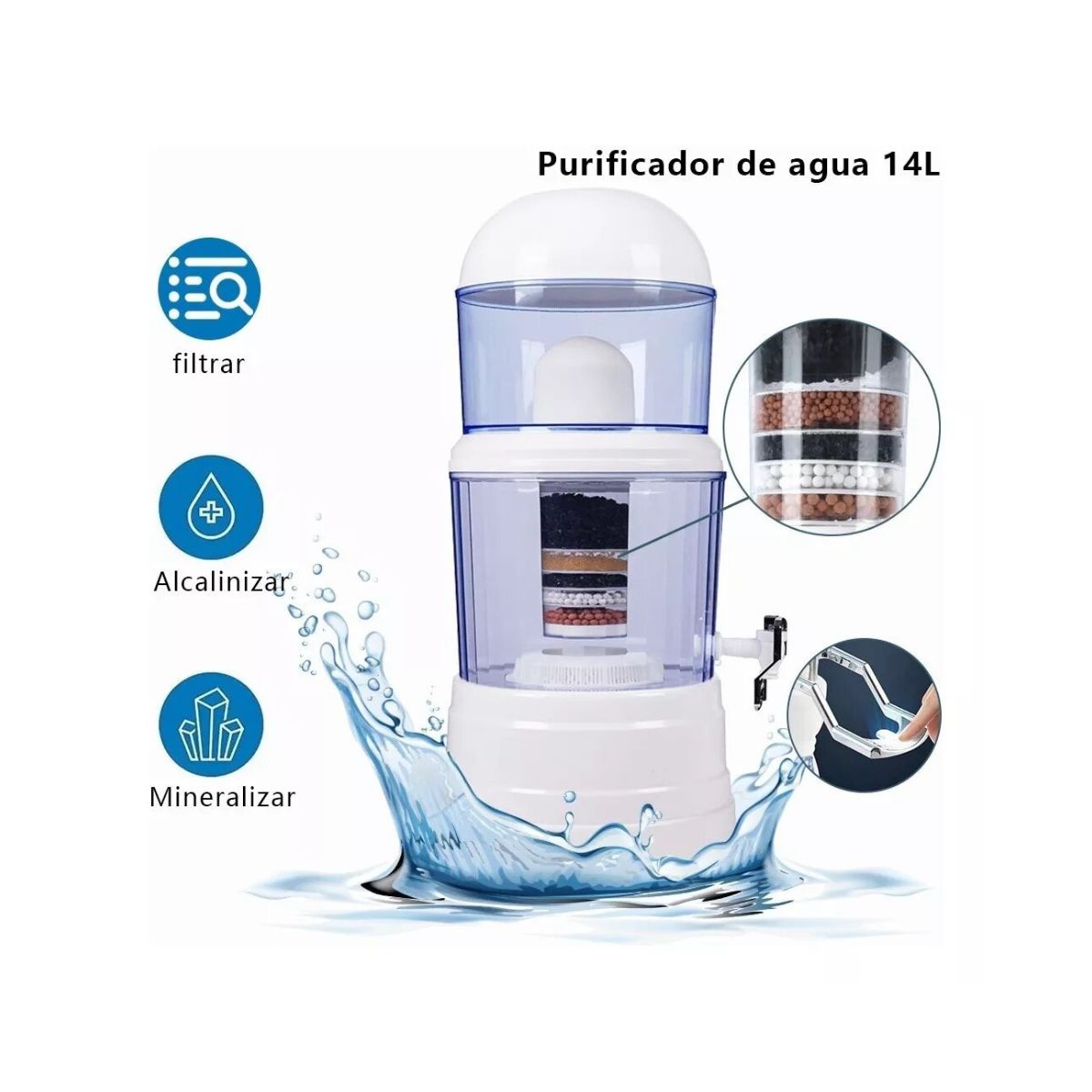 Filtro de agua potable